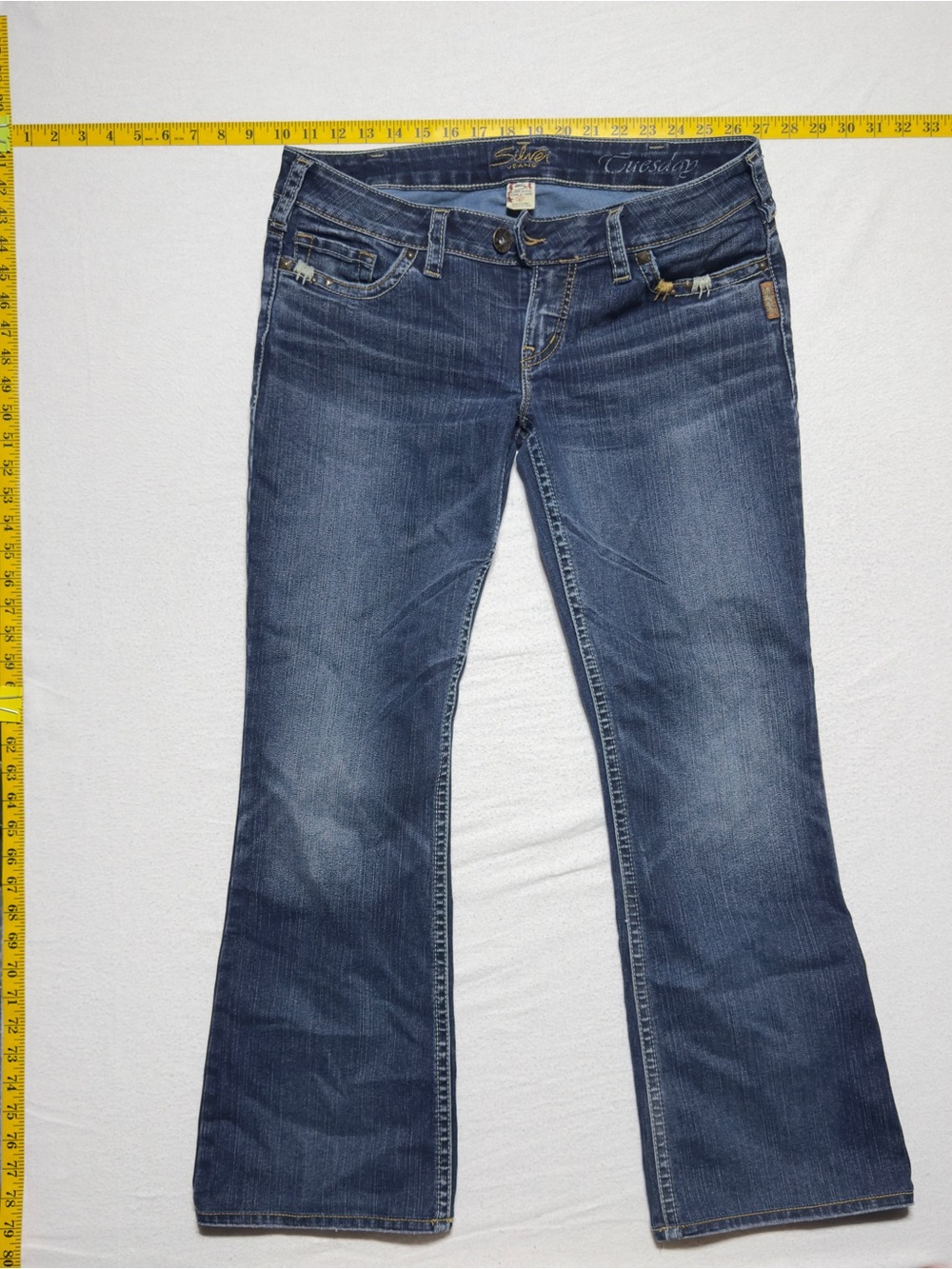 Silver Jeans Dark Blue Bootcut Denim